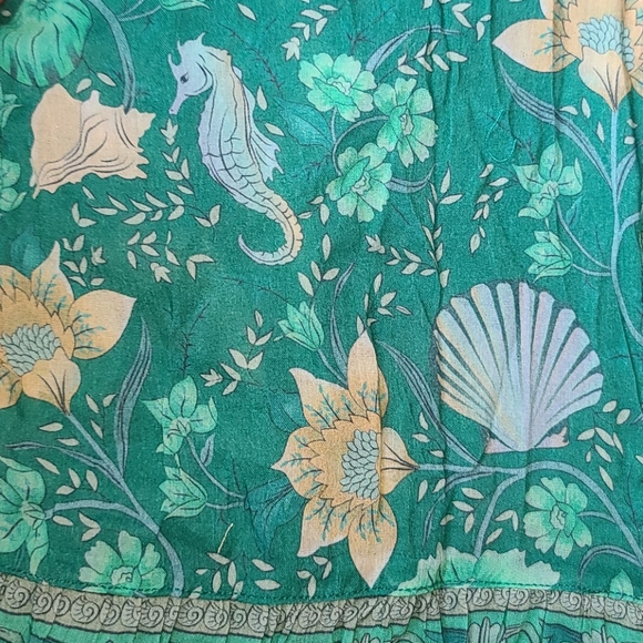 New spell designs revolve seashell green gown S - Picture 8 of 14